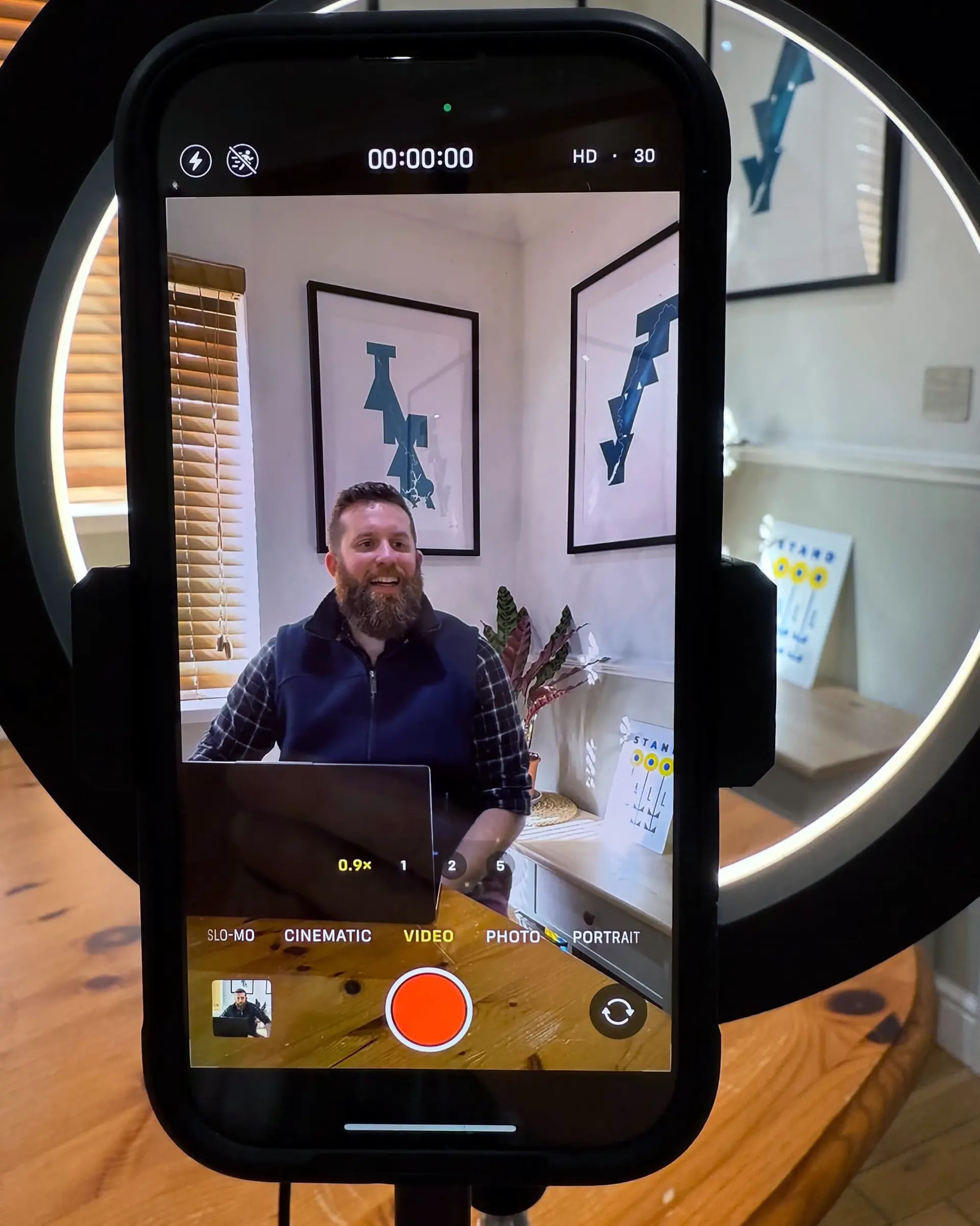 Tom Shooting a Video